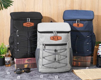 Personalized Groomsmen Cooler Backpack | Custom Insulated Beer Bag | Golf Picnic Tote | Best Man Engraved Gift