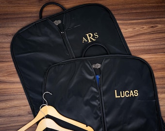 Personalisierte Oxford-Gewebe-Klagetasche: Ledergriff-Trauzeugen-Geschenk