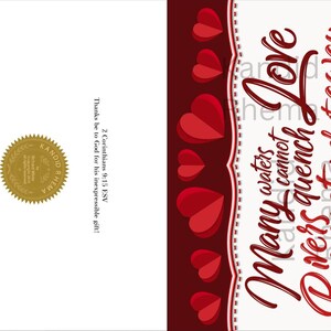 Biglietti di auguri cristiani stampabili/ispirati alle Scritture, San Valentino - Solo per dire ti amo