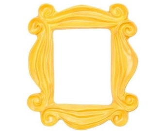 FRIENDS TV Show-  Monica's Yellow Peephole Frame. Most Memorable gift from Friends.