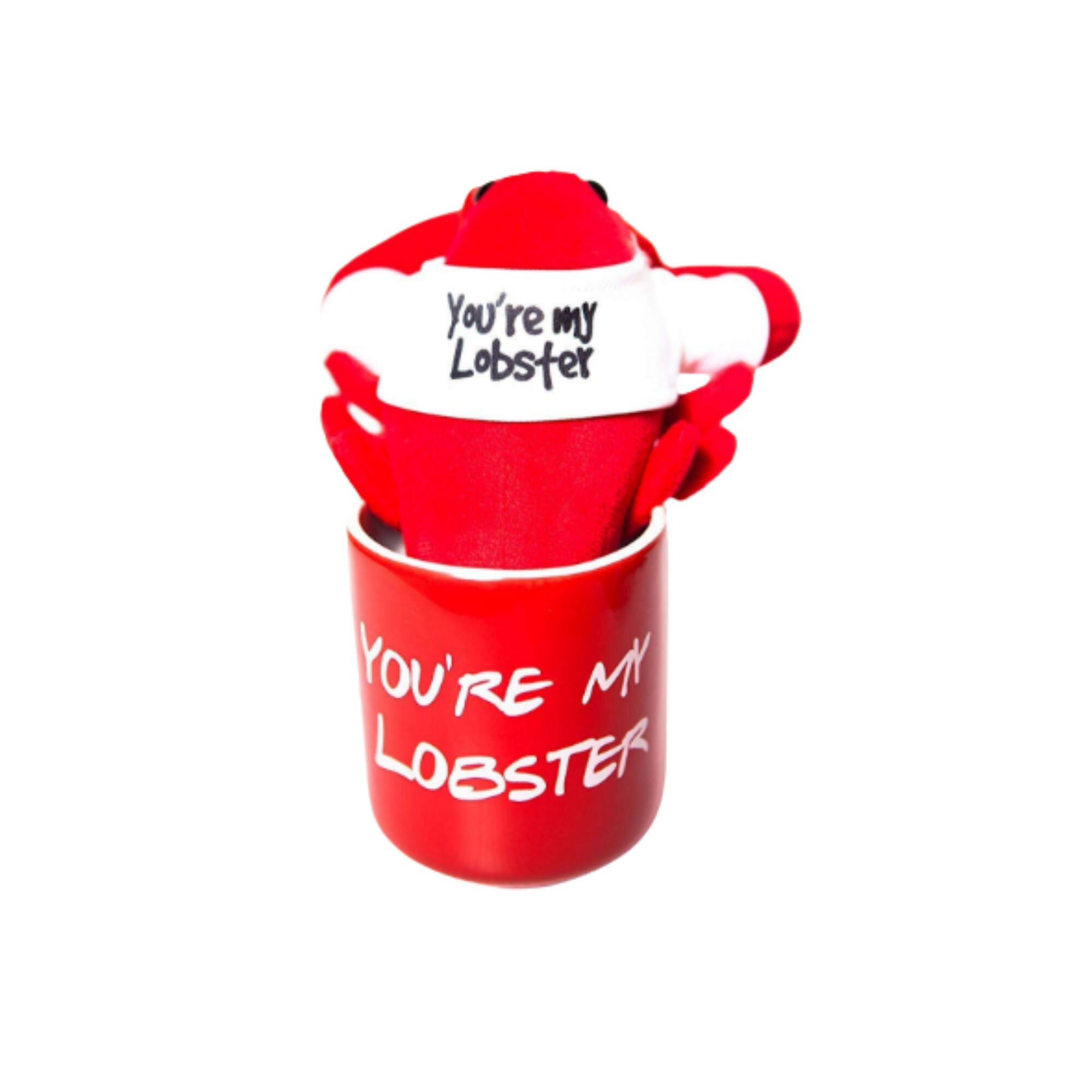 You’re My Lobster 12 oz. Mug and Lobster Plush Bundle