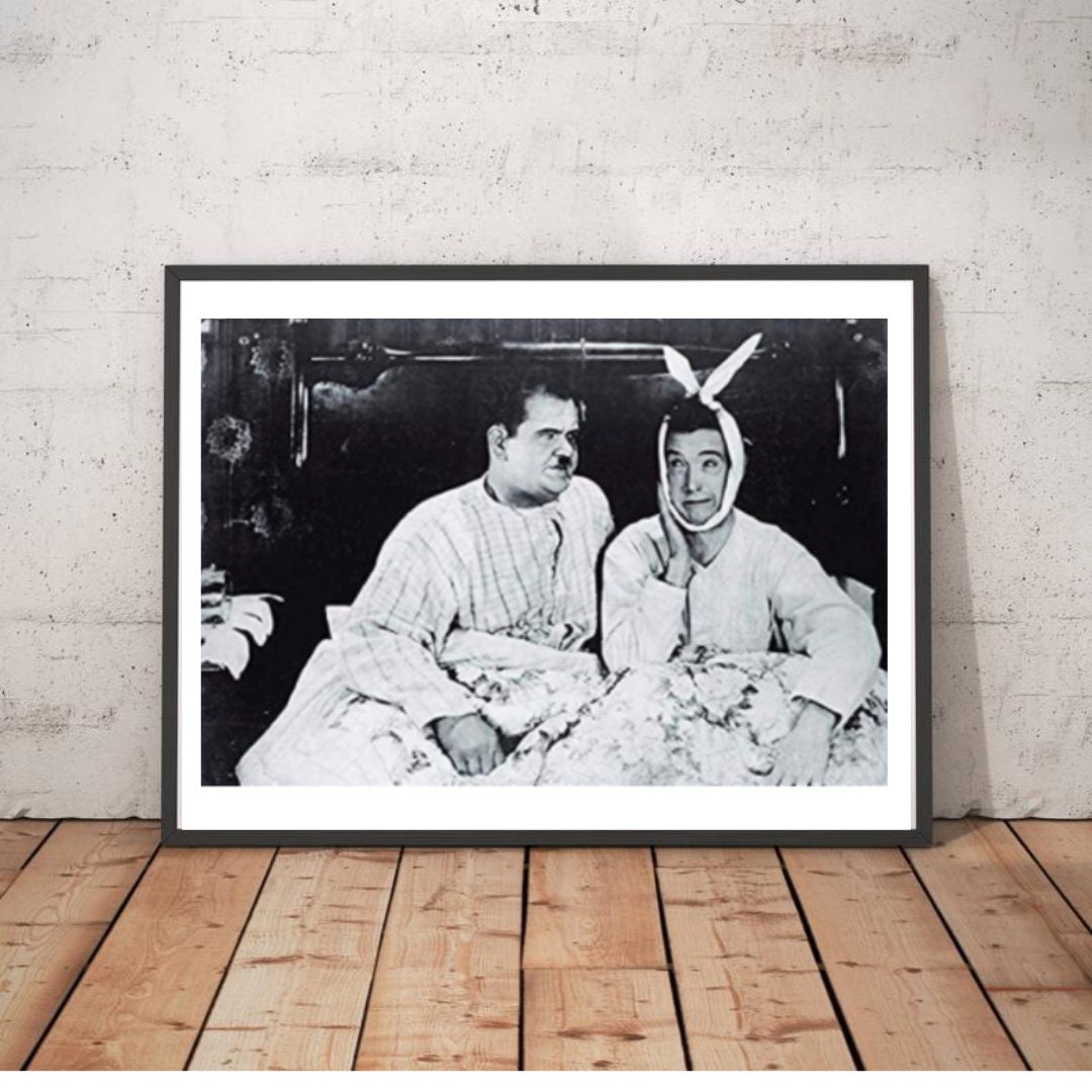 FRIENDS TV Show Joey and Chandlers Laurel and Hardy Poster - Etsy