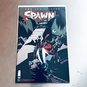 Spawn 100th Issue - Mike Mignola Cover, Image Comics, Todd McFarlane, Collectible Superhero Art, Gift for Fans & Collectors, Rare Comics