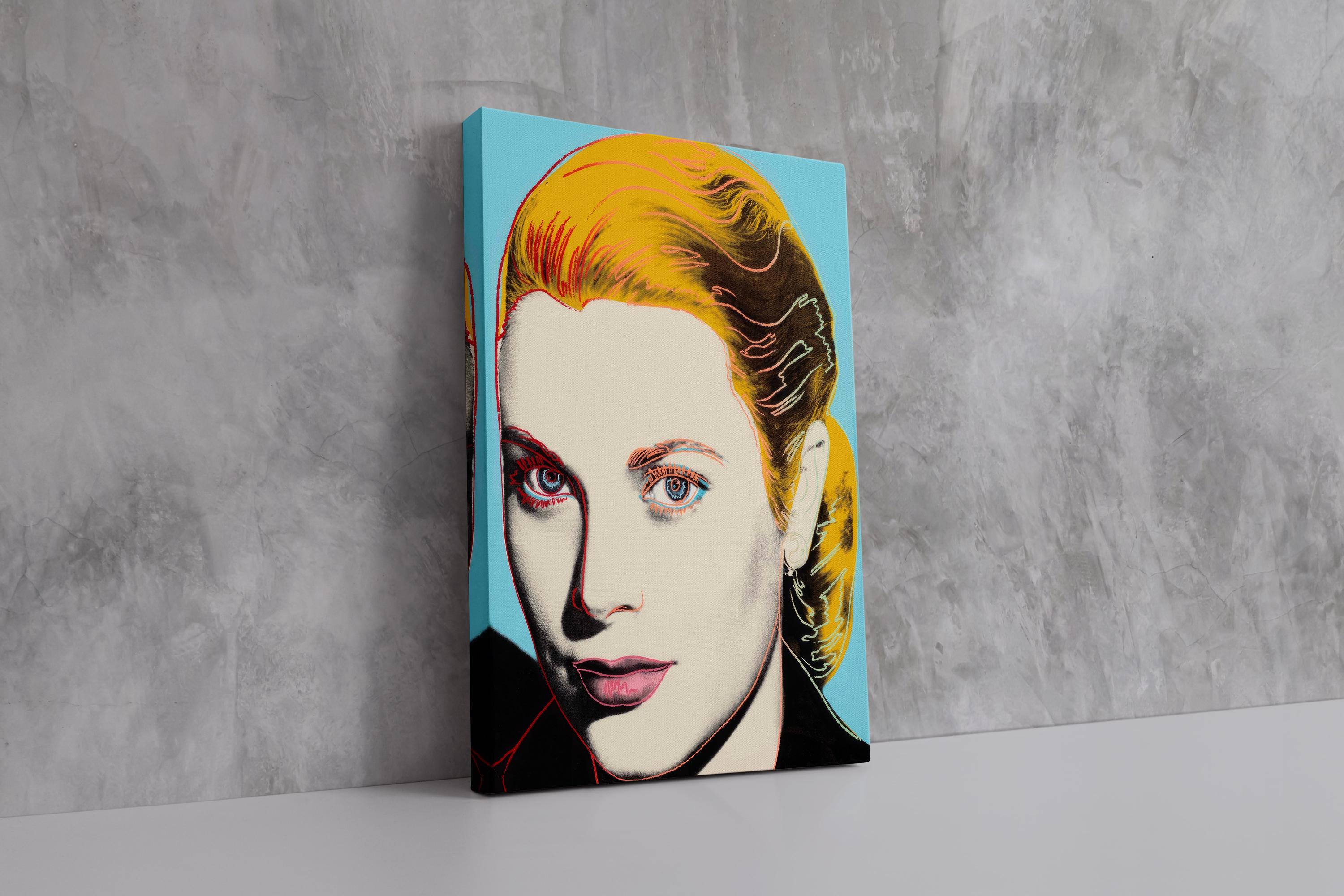 アンディ・ウォーホル作「グレース・ケリー」、ポップアートの著名人の