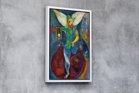 The Juggler (1943) by Marc Chagall – Surreal Circus Canvas Print