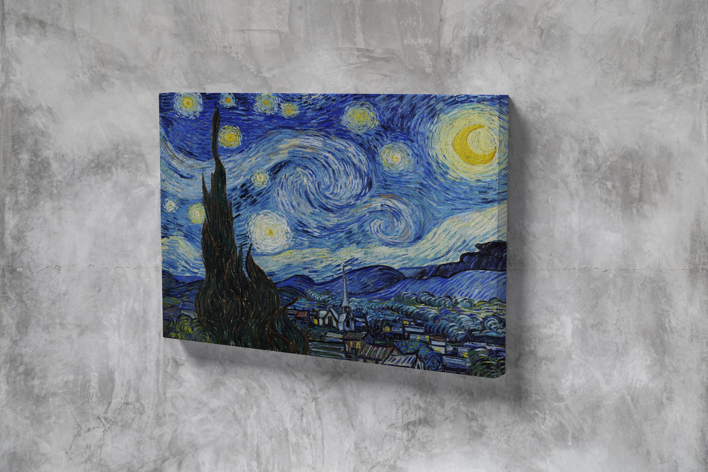 ヴィンセント・ヴァン・ゴッホ作「星月夜」（1889年） | キャンバス