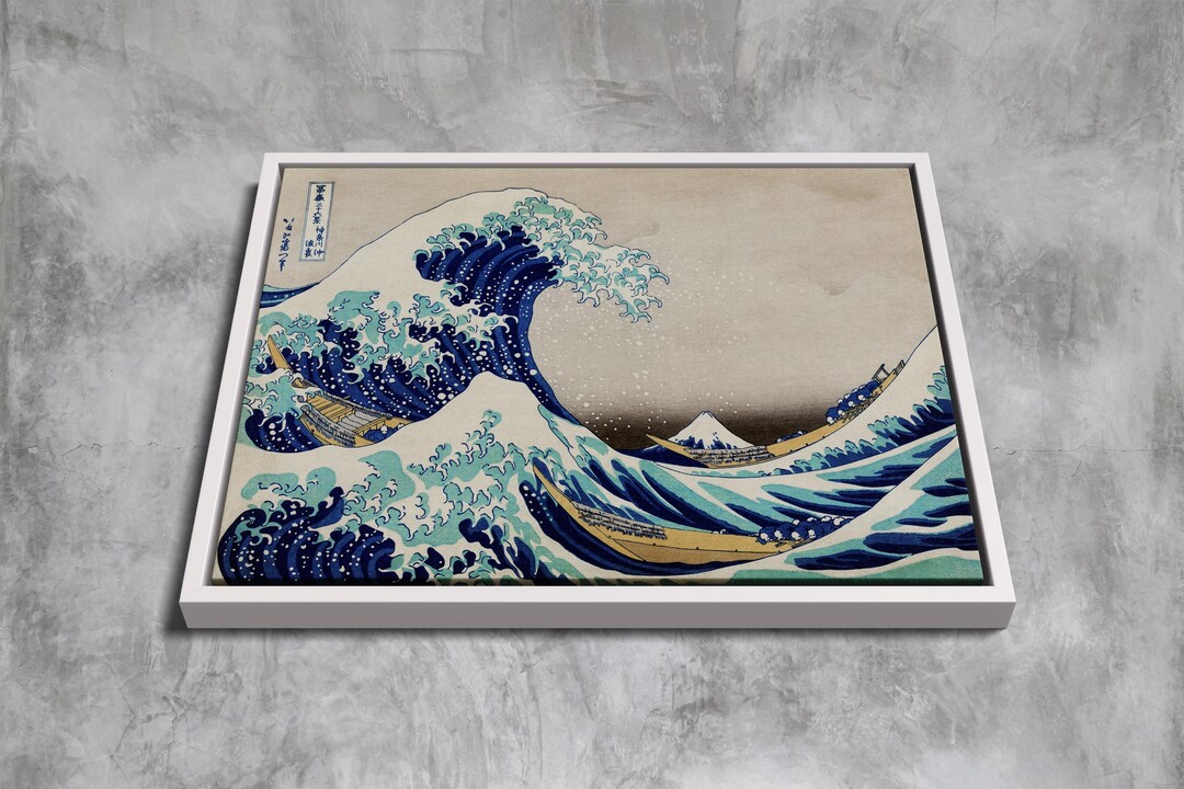 The Great Wave off Kanagawa (1831) by Katsushika Hokusai | Framed ...