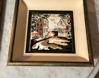 Duze Pilkington 6 inch Art Tile Framed