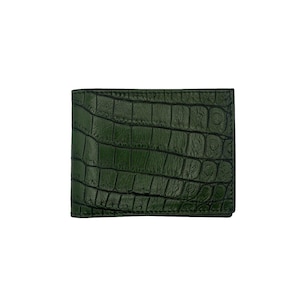 Dark Green Crocodile Cardholder, Dark Green Crocodile Dark Green Crocodile Cardholder, Dark Green Crocodile