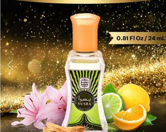 Yusra Perfume Oil Roll On: fruitige bloemige geur, 24 ml