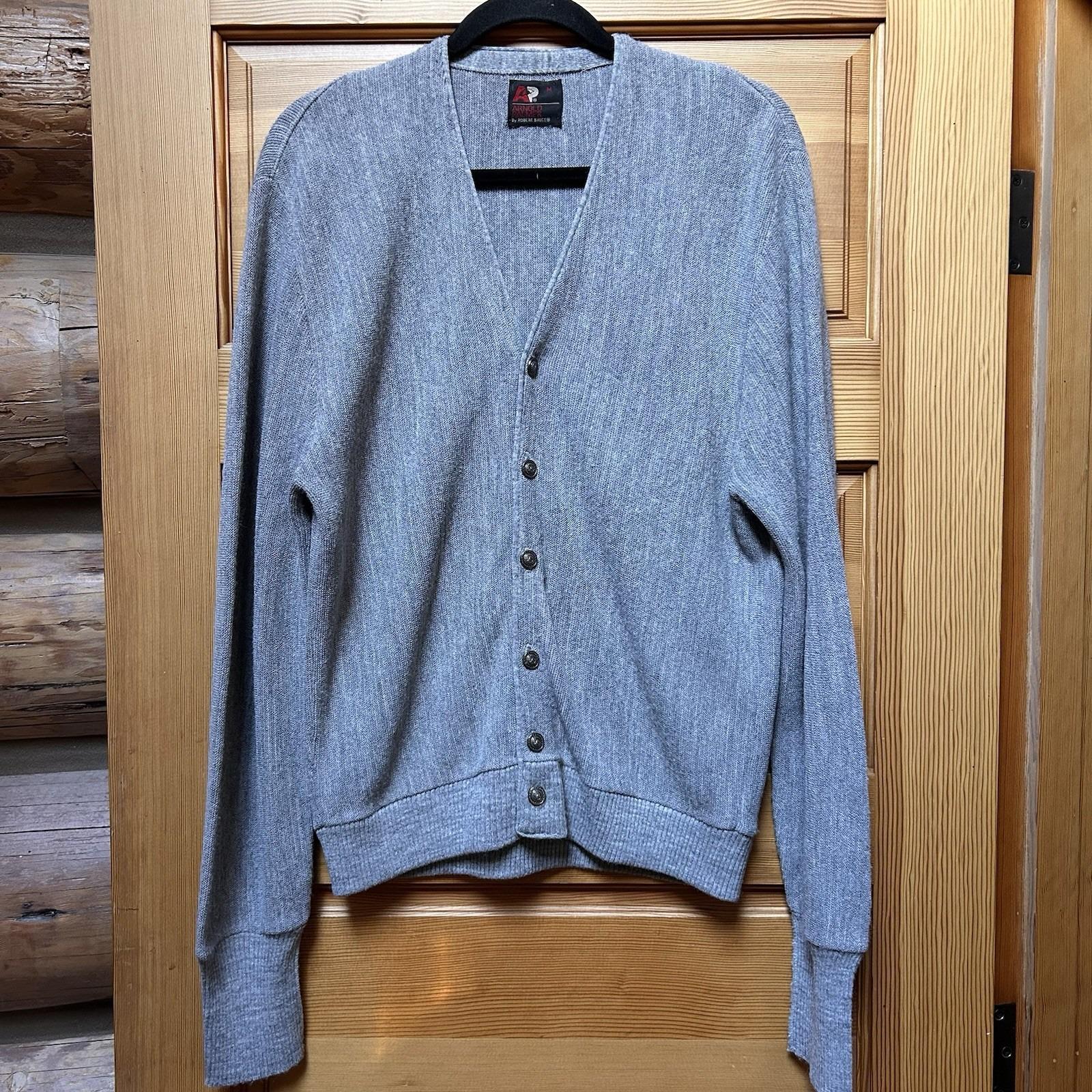 Alpaca Cardigan Arnold Palmer Sweaters Sears Vintage Medium Arnold 
