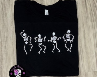 Tanzende Skelette, Skelett-Hemd, Halloween-Skelette, lustiges Skelett-Hemd