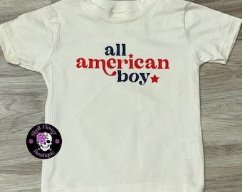 American boy, Cute patriotic shirt, USA, USA shirt, 4th of July shirt, cute boy patriotic shirt, cute Independence Day shirt, boys shirt