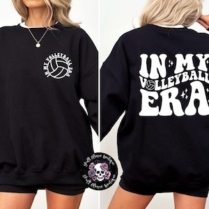 Beachvolleyball-Sweatshirt, Beachvolleyball-Lebenssweatshirt, Beachvolleyball-Ära, in meiner Beachvolleyball-Ära, Beachvolleyballspieler-Shirt, Beachvolleyball-Mama