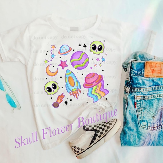 Cute Alien Shirt, Stay Weird, Aliens, Skull Aliens, Space, Rocket