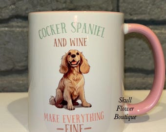 Cocker Spaniel owner, funny cocker spaniel mug, cocker spaniel lover,  cocker spaniel lover gift, my spaniel is amazing!  Spaniel life