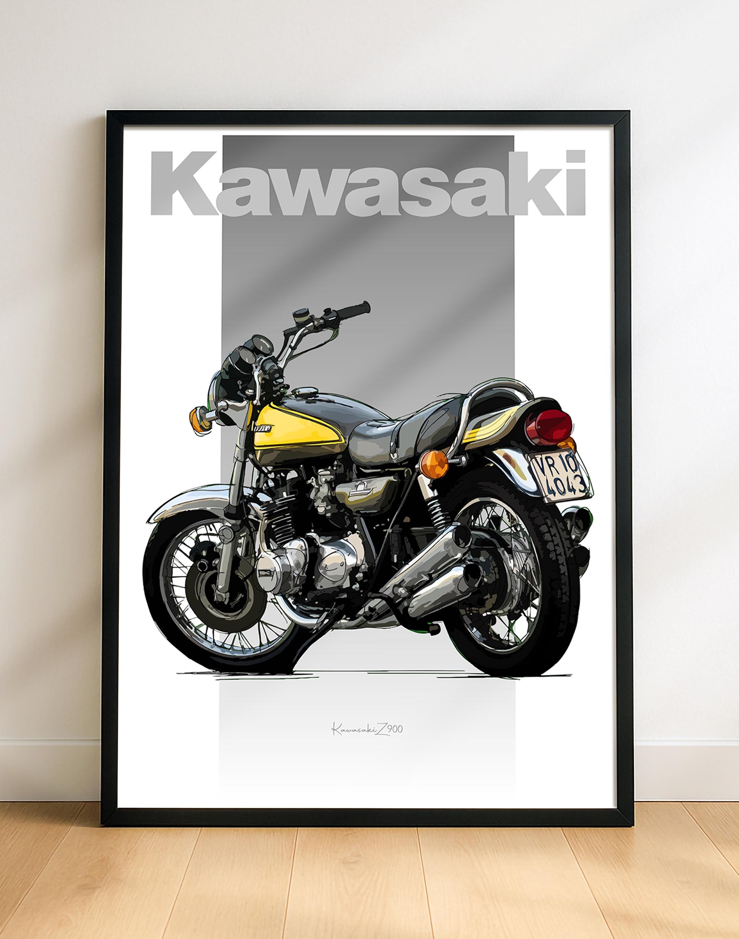 Modellino DieCast Kawasaki 650 W1SA – Moto Nera Pesante MEGA RARA