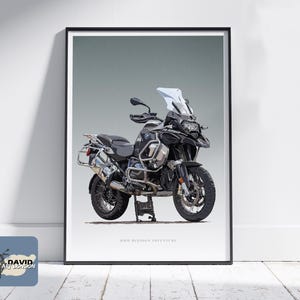 BMW R1250GS Adventure Motorbike Art Freehand Sketch For DOWNLOAD Wall Art Digital Drawing From  Photograph Ideal Gift Present For Bike Rider