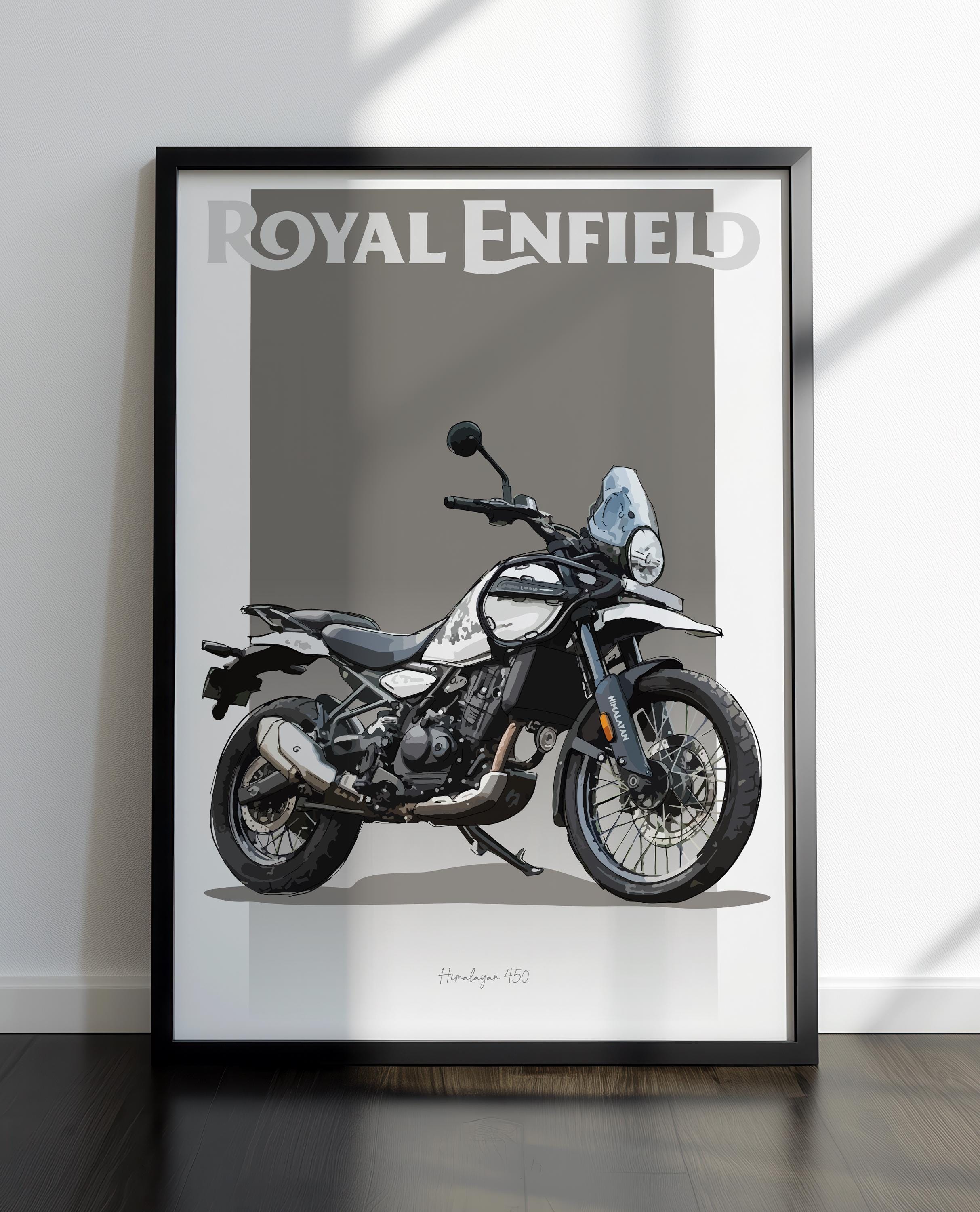 Housse De Réservoir Royal Enfield Himalayan 450 - Sahara Seats - Noir (Cuir Végétalien) - Neuf