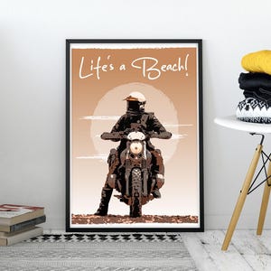 Personal Motorbike Gift Your Personalized Bike Art Print, Custom Motorcycle Art Motorbike Gifts for Him or Her Digital Biker Art