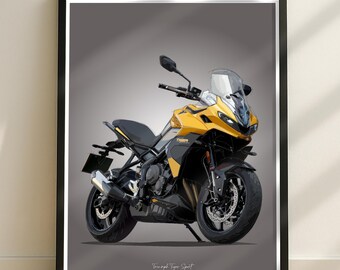 Triumph Tiger Sport 800 Motorbike Sketch – Hand-Drawn Digital Art. A unique sketch for the Motorbike rider and Enthusiast. (Digital File)