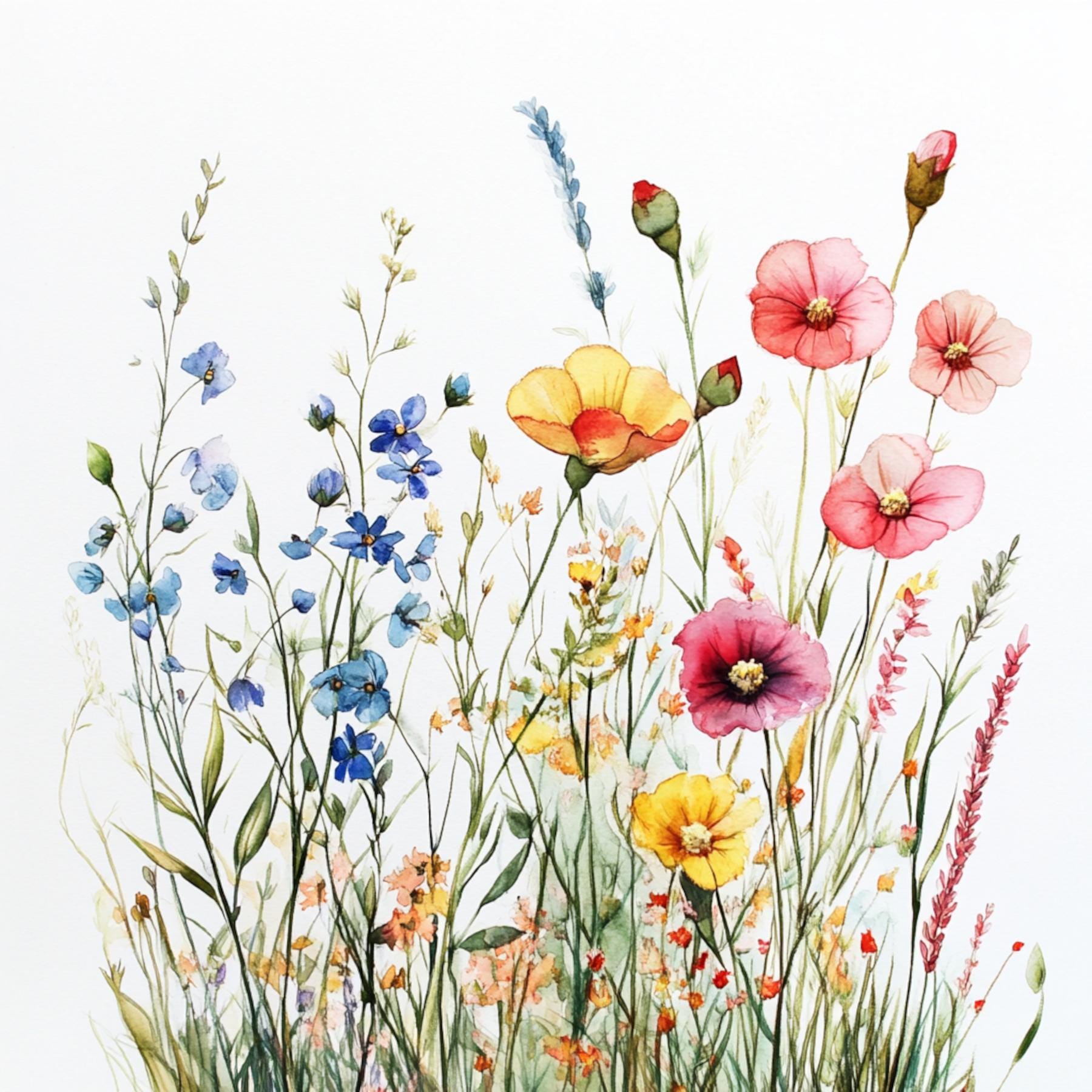 海外購入 洋書 Wildflowers in Watercolour＊インテリア 04e9d363-5012-4095-ab73-