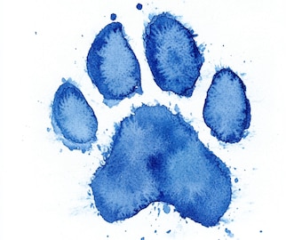 10 bedruckbare Hundepfoten Clipart, Aquarell Pfoten, süße Hundepfoten, bedruckbare JPG, Hundeliebhaber Geschenk, bunte Hundepfoten, Pfötchen Dekor