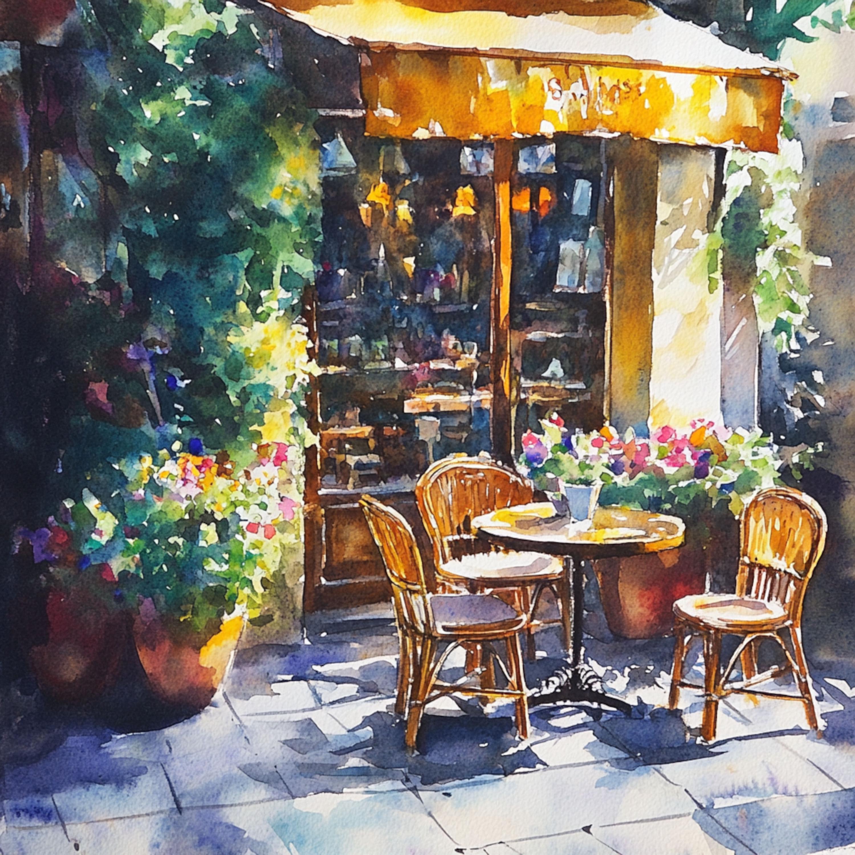 10 Printable Paris Cafe, French Bistro Decor, European Street Painting ,cozy Coffee Shop Art ...