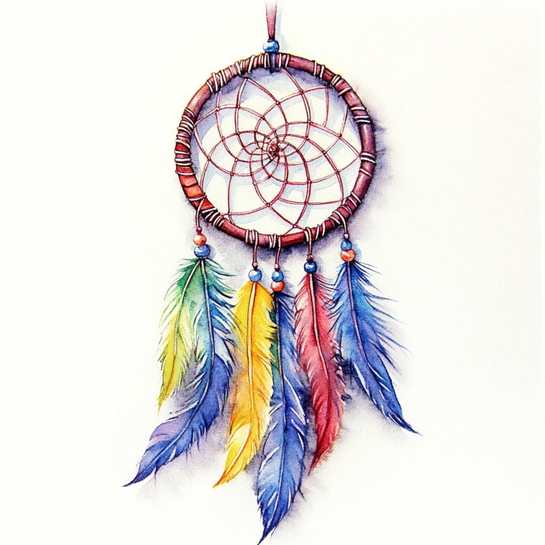 Dream Catchers Watercolor Printable
