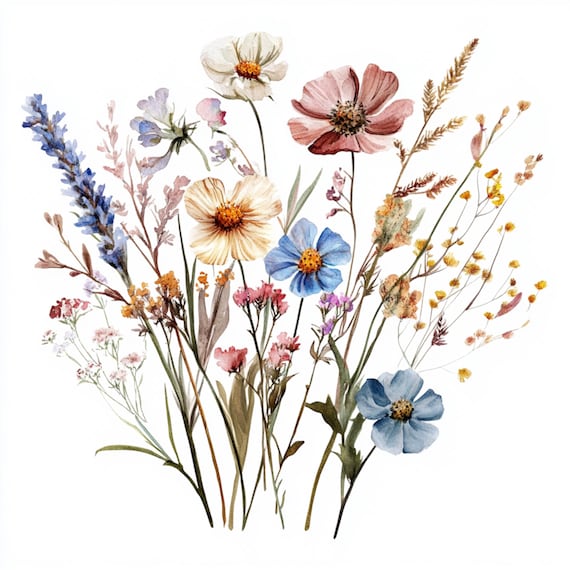 Wash+Dry Round Welcome Blooming Zerbino, Poliammide, Multicolore, 50x85cm