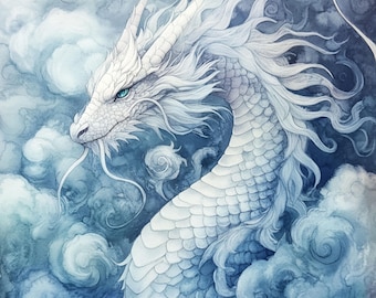10 印刷可能な雄大なドラゴン、空中のドラゴン、ファンタジードラゴン