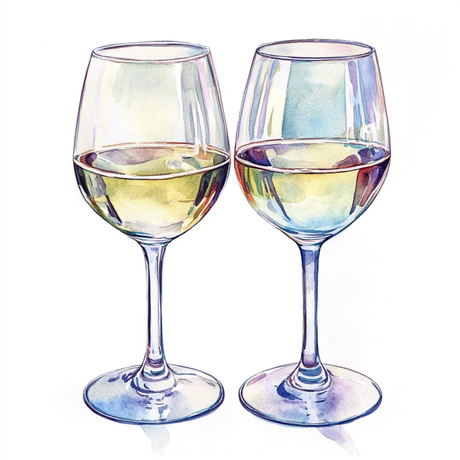 printable-white-wine-glasses-watercolor-images-wine-glasses-decor