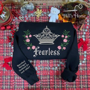 Fearless Book Embroidered Sweatshirt And Hoodie, Kai Azer Crewneck, Paedyn Gray Shirt, Laurent Roberts Book Merch, Bookish Gift