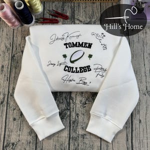 Tommen College Embroidered Sweatshirt, Boys of Tommen Embroidered Hoodie, Chloe Walsh Book Merch, Boys of Tommen Inspired, Bookish Gift