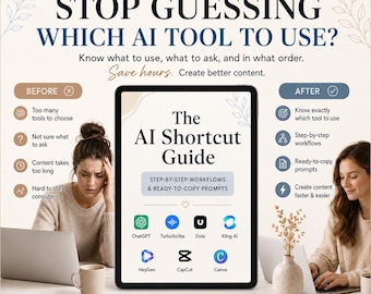 AI Content Creation Guide | ChatGPT, TikTok, Product Ads Workflow (PDF)