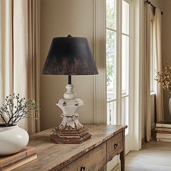 Bobomomo Farmhouse Bedside Lamps BOBOMOMO 24'' Farmhouse Table