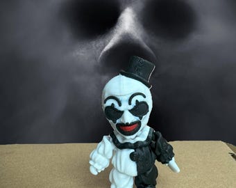 3D Printed Articulated Terrifier Art the Clown Fidget - Etsy