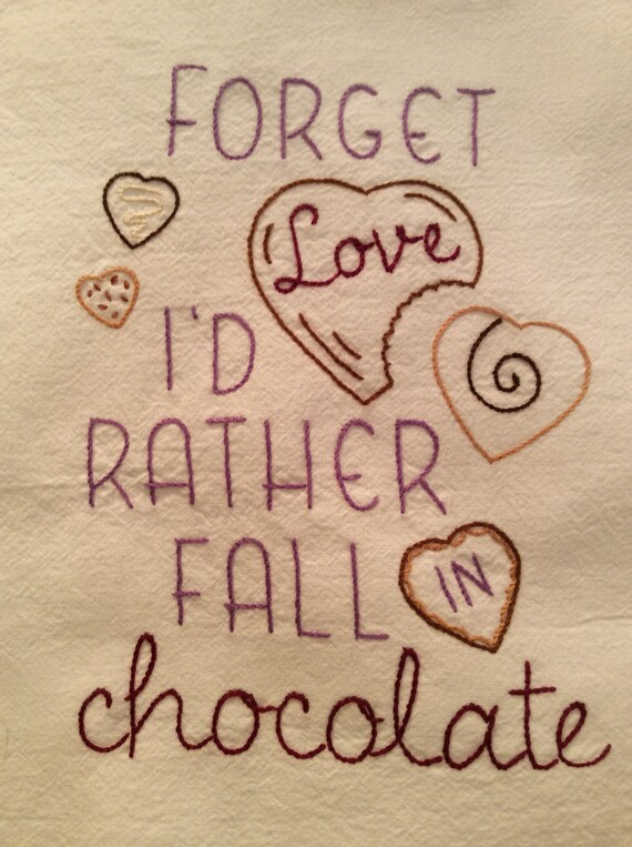 Tea Towel  Fall in chocolate