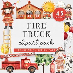 Pompiers Clipart chambre d'enfant, caserne de pompiers Clip Art, clipart pompier, Clipart pompier, pompier anniversaire inviter Clipart, pompier PNG