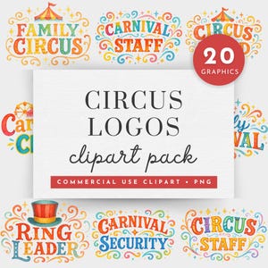 Circus clipartset, circuspersoneel png, carnaval personeel png, carnavalsticket png, carnaval feestvarken png, circusbemanning png, circusverjaardag png