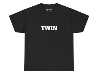 Twin T-Shirt: Unisex Heavy Cotton Tee