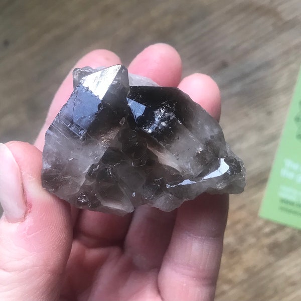 SMOKEY QUARTZ TWIN flame crystal soul mate manifestatior generator druzy seed relationship love generator abundance feng shui heart chakra