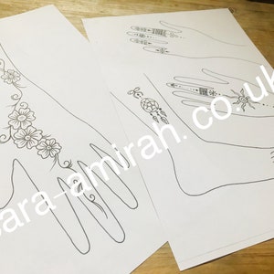 WISEROOTS HENNA DESIGNS Book -over 30 Easy Quick Henna pattern book henna sheets mehendi Mehndi designs beginners Business Henna artists pdf