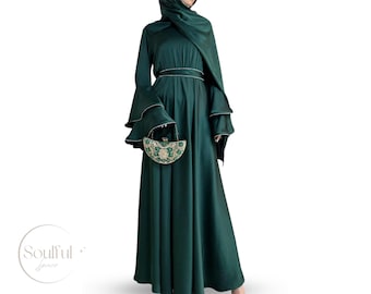 Luxury Abaya Eid, Pearl, Long Dress, Diamanté Abaya, Everyday Abaya, Eid, Ramadan, Occasion Wear, Modest Fashion, Muslim Wear, Gift, Nikkah