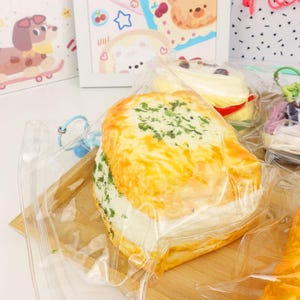 Jumbo Toast Squishy Toy, Taba Squishy toy, Toast Squishy, hand made, Stress reliever, super soft, Slime toy, Taba