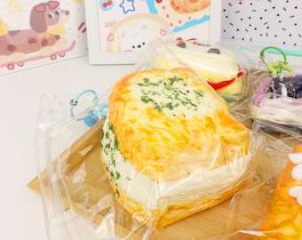 Jumbo Toast Squishy Spielzeug: Weiches Silikon Stress Relief