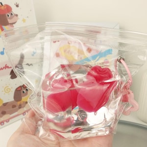 Cherry Jello Squishy, taba Squishy, hand made, Stress reliever, super soft, Slime toy, food squishy