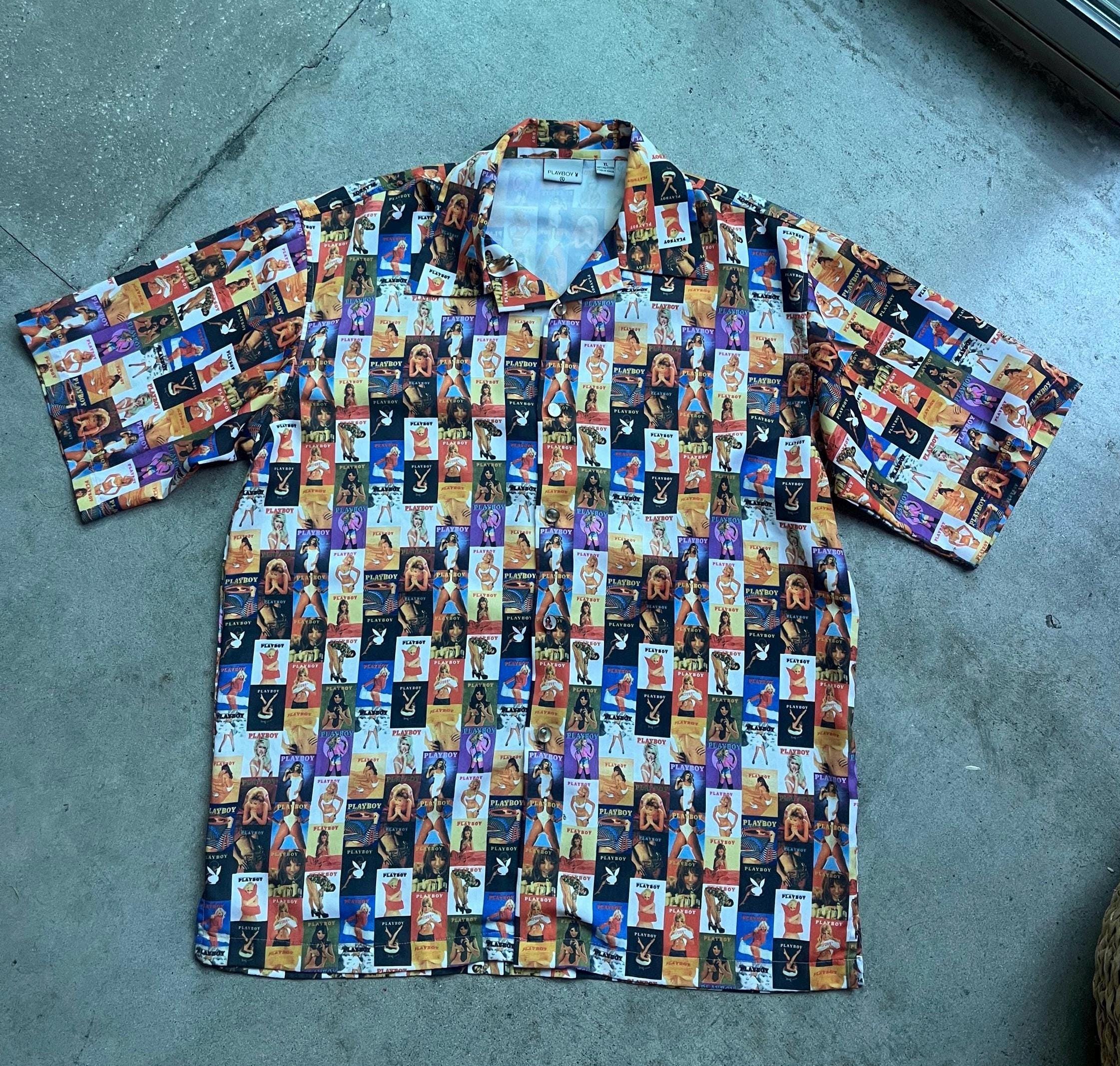 Playboy Button Up - Etsy
