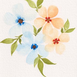 Cartões de felicitações originais, pintados à mão, em branco, aquarela Envelope pintado incluso. 4,5x5,75 polegadas. Frete grátis dentro dos EUA.