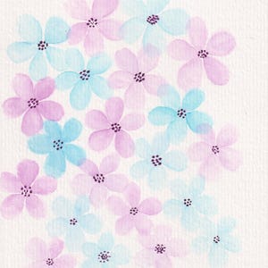 Cartões de felicitações originais, pintados à mão, em branco, aquarela Envelope pintado incluso. 4,5x5,75 polegadas. Frete grátis dentro dos EUA.